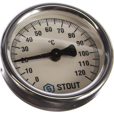 Накладной биметаллический термометр STOUT RG008Q0C17VFTU