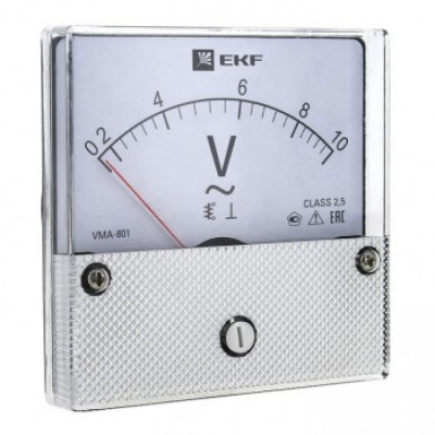 Аналоговый вольтметр на панель EKF VMA-801 PROxima vma-801-500