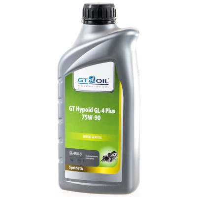 Масло GT OIL Hypoid GL-4 Plus SAE 75W-90 API GL-4/GL-5 8809059407981