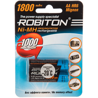 Аккумулятор Robiton 1800MHAA-2 8790 BL2