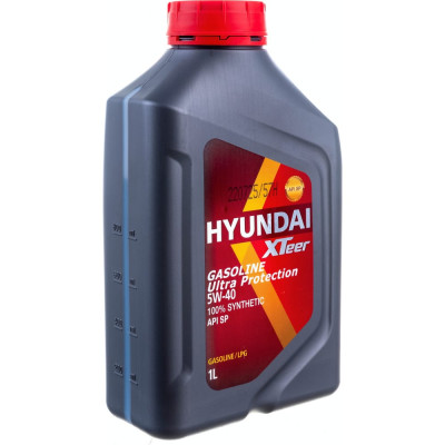 Синтетическое моторное масло HYUNDAI XTeer XTeer Gasoline Ultra Protection 5W40_SN 1011126