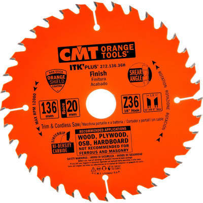 Пильный диск CMT 272.136.36H