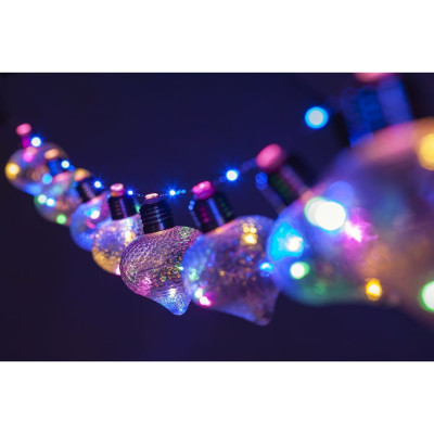 Новогодняя светодиодная гирлянда ЭРА Лампочки ЕGNIG-80M Б0051879
