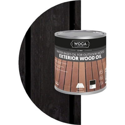 Масло Woca Exterior Wood Oil Black 617930