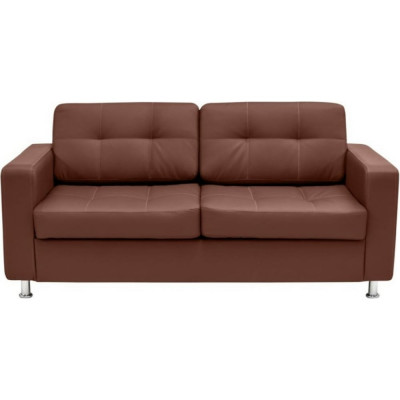 Трехместный диван Мягкий Офис коричневый ОК301КОР