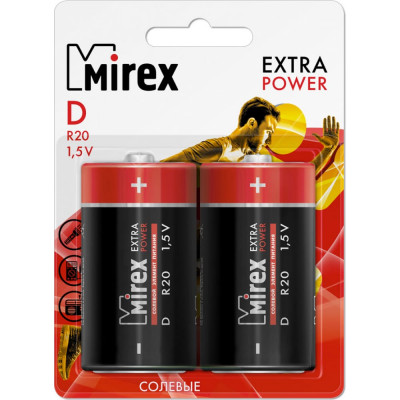 Солевая батарея Mirex 23702-ER20-E2