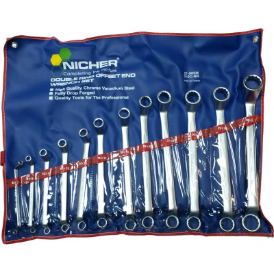 Набор накидных ключей NICHER 27-900M-S12C-NR