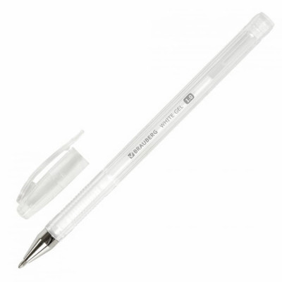 Гелевая ручка BRAUBERG White Pastel 143417