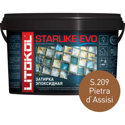 Эпоксидный состав для укладки и затирки мозаики LITOKOL STARLIKE EVO 499210002