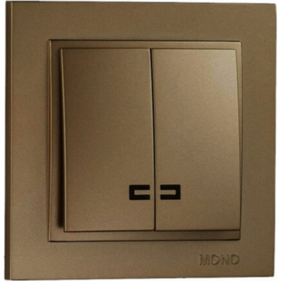 Двухклавишный выключатель MONO ELECTRIC DESPINA 102-232325-103