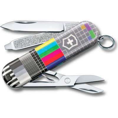 Нож-брелок Victorinox Classic Retro TV 0.6223.L2104