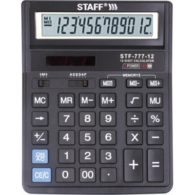Настольный калькулятор Staff STF-777 250458