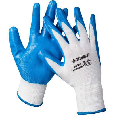 Маслостойкие перчатки для точных работ ЗУБР МАСТЕР 11276-S
