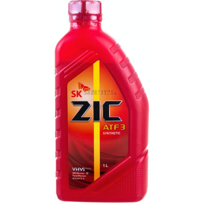 Синтетическое масло для автоматических трансмиссий zic ATF 3 132632