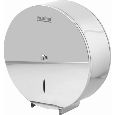 Большой зеркальный диспенсер для туалетной бумаги ЛАЙМА PROFESSIONAL INOX T1 605701