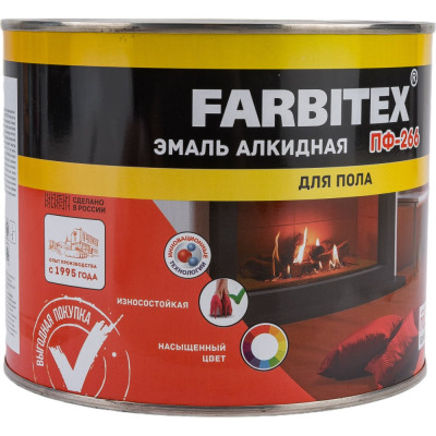 Алкидная эмаль Farbitex ПФ-266 4300006013