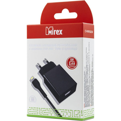 Сетевое зарядное устройство Mirex 13701-U16iBK