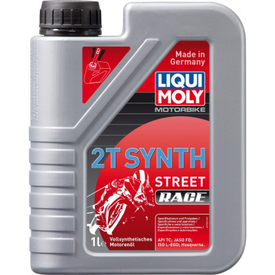 Синтетическое моторное масло для двухтактных мотоциклов LIQUI MOLY Motorbike 2T Synth Street Race TC 1505