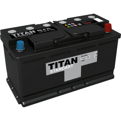 Аккумулятор Titan STANDART 90.0 VL 4607008882254