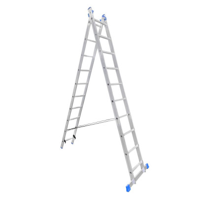 Двухсекционная алюминиевая лестница LadderBel LS210