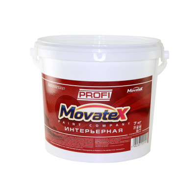 Интерьерная моющаяся водоэмульсионная краска Movatex PROFI Т04682