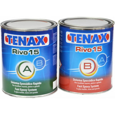 Густой эпоксидный клей TENAX Rivo-15 Nero PLUS 039.210.5554