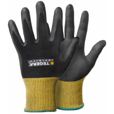 Нитриловые рабочие перчатки для защиты от механических рисков TEGERA 8800-10