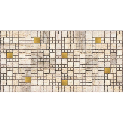 Панель пвх GRACE Мозаика Мрамор с золотом УТ000024691