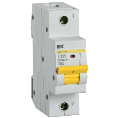 Автоматический выключатель IEK ВА47-150 MVA50-1-125-C