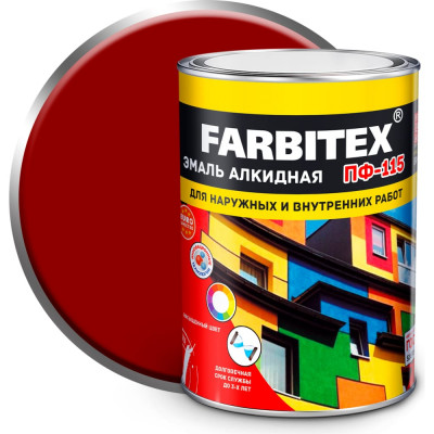 Алкидная эмаль Farbitex ПФ-115 4300005996