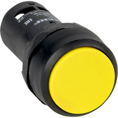 Кнопка EKF желтая б/п 1з+1р IP54 sw2c-11s-y
