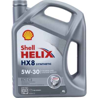 Моторное масло SHELL Helix HX8 Synthetic ECT C3 5w30 550045056