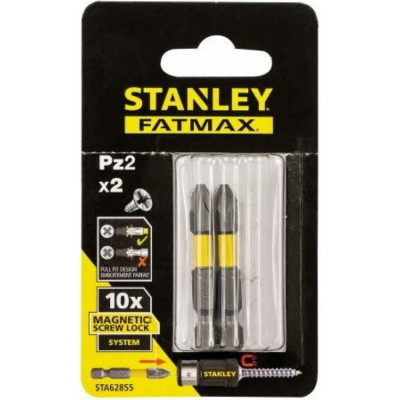 Биты Stanley FatMax Magnetic Screw Lock STA62855-XJ