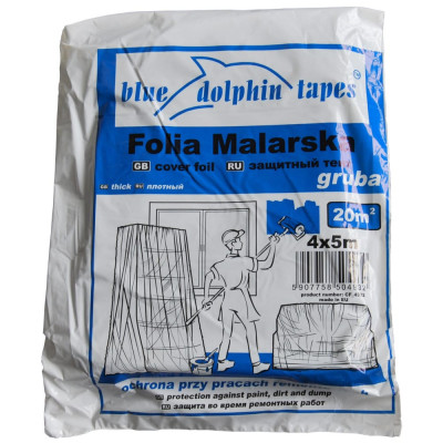 Укрывочная пленка для малярных и строительных работ Blue Dolphin CF04932