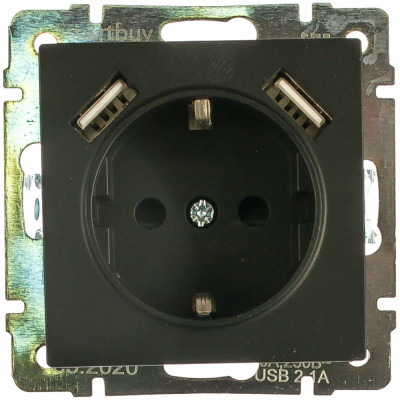 Розетка Smartbuy Нептун SBE-05b-16-S1-USB