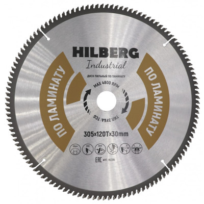 Пильный диск по ламинату Hilberg Hilberg Industrial HL305