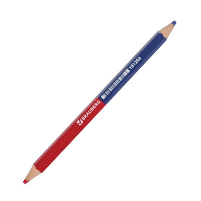 Двухцветный карандаш BRAUBERG 181262
