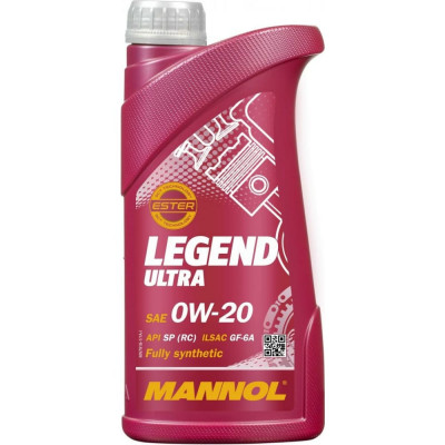 Синтетическое моторное масло MANNOL LEGEND ULTRA 0W20 79181