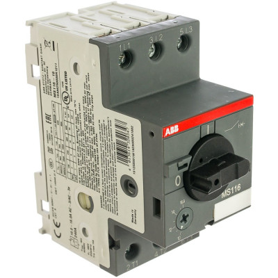 Автоматический выключатель защиты двигателя ABB MS-116-16.0 1SAM250000R1011