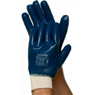 Нитриловые маслобензостойкие перчатки РУСОКО Кварц П 212220Сн