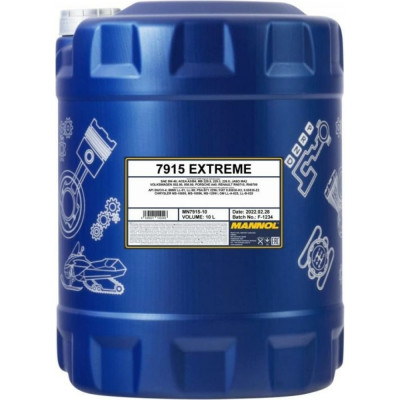 Синтетическое моторное масло MANNOL EXTREME 5W-40 791510