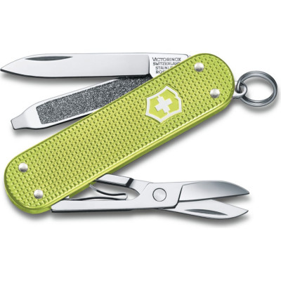 Нож-брелок Victorinox Classic SD Alox Colors Lime Twist 0.6221.241G