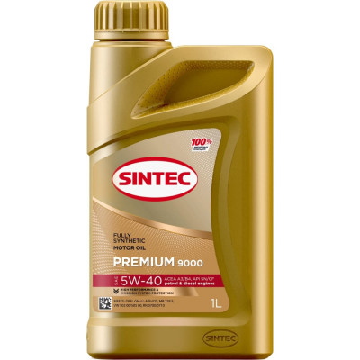 Моторное синтетическое масло Sintec PREMIUM SAE 5W-40 API SN, ACEA A3/B4 801970
