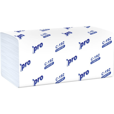 Бумажное листовое полотенце Protissue Г-С192