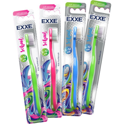 Зубная щетка EXXE School детская 219601