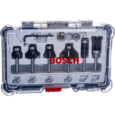 Набор кромочных фрез Bosch 2607017468