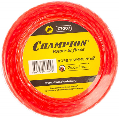 Триммерный корд Champion Twisted Square C7007