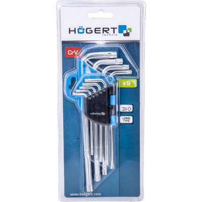 Набор Г-образных ключей HOEGERT TECHNIK HT1W814
