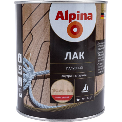 Алкидно-уретановый лак ALPINA 948103966