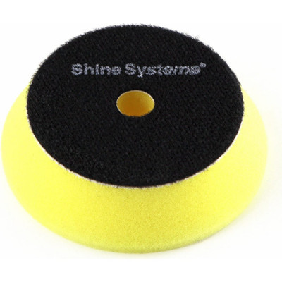 Антиголограмный полировальный круг Shine systems DA Foam Pad Yellow SS563